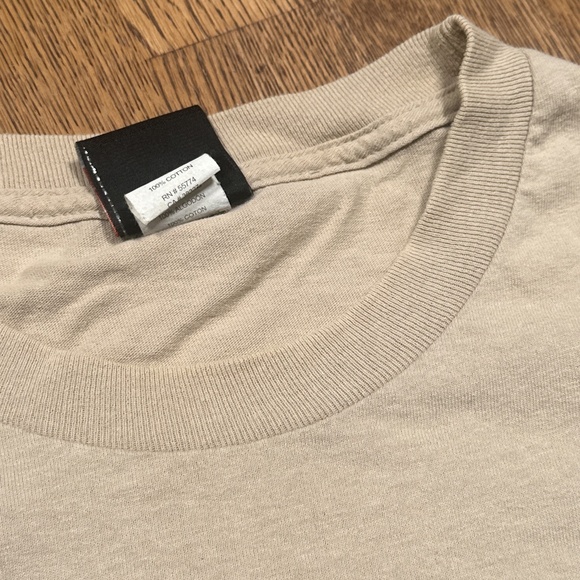 Harley Davidson Motorcycle Kona Hawaiia Pinup Girl Tan Beige T Shirt Mens Large - Picture 4 of 10